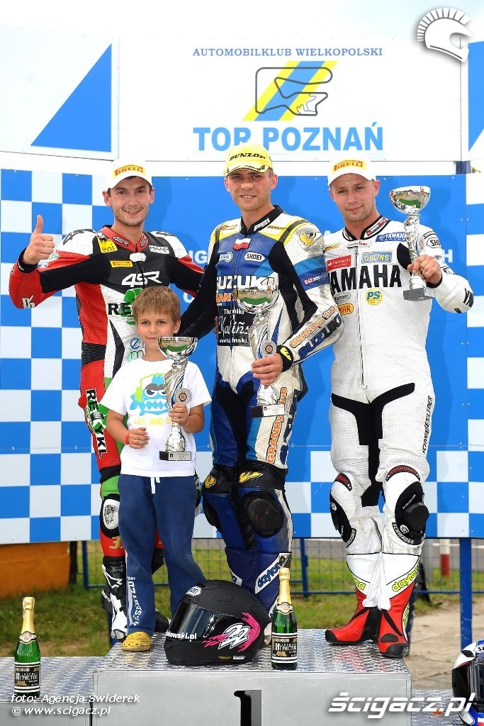 Wyscigowe Motocyklowe Mistrzostwa Polski 2012 Poznan Podium