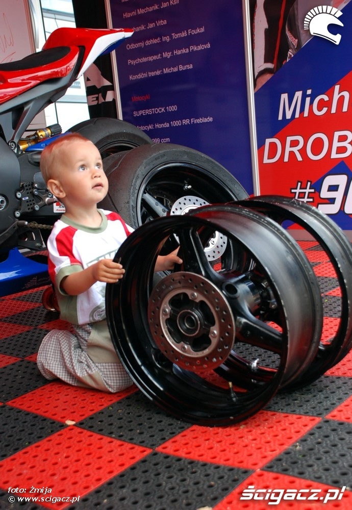 World Superbike Brno round drobny child