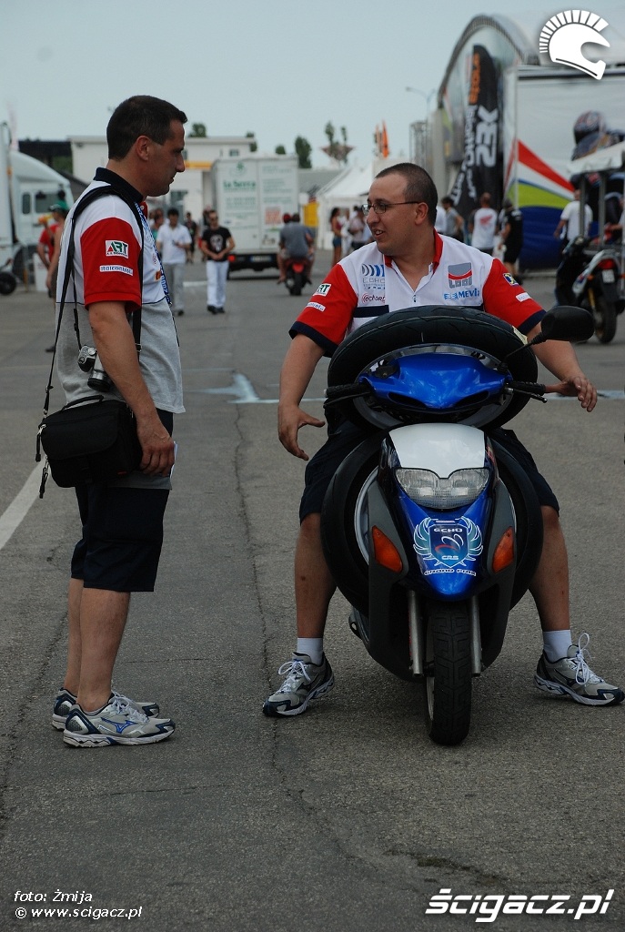 scooter on paddock