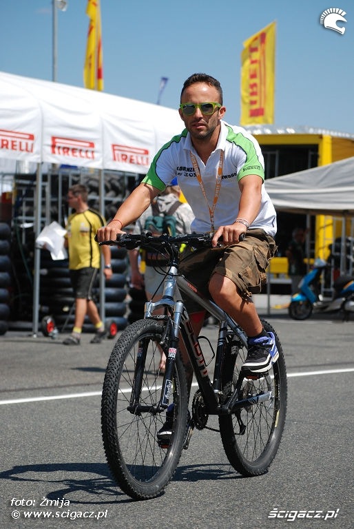 Roccoli Massimo jazda rowerem