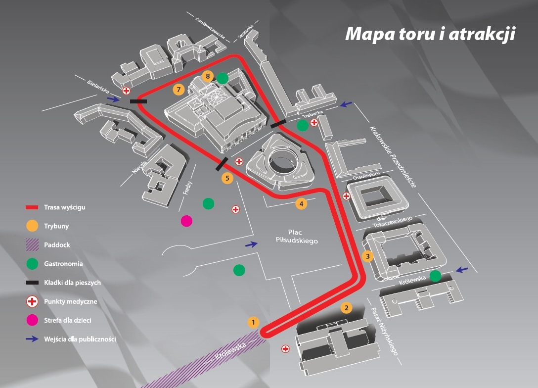 mapa warszawy plac teatralny Mapa Verva Street Racing   Warszawa 2010