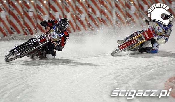 Ice Racing trening w Sanoku w pochyleniu