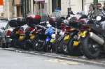 Paryskie motocykle parking 112