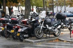 Paryskie motocykle zaparkowane motory 117