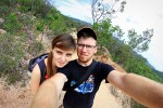 selfie w gorach