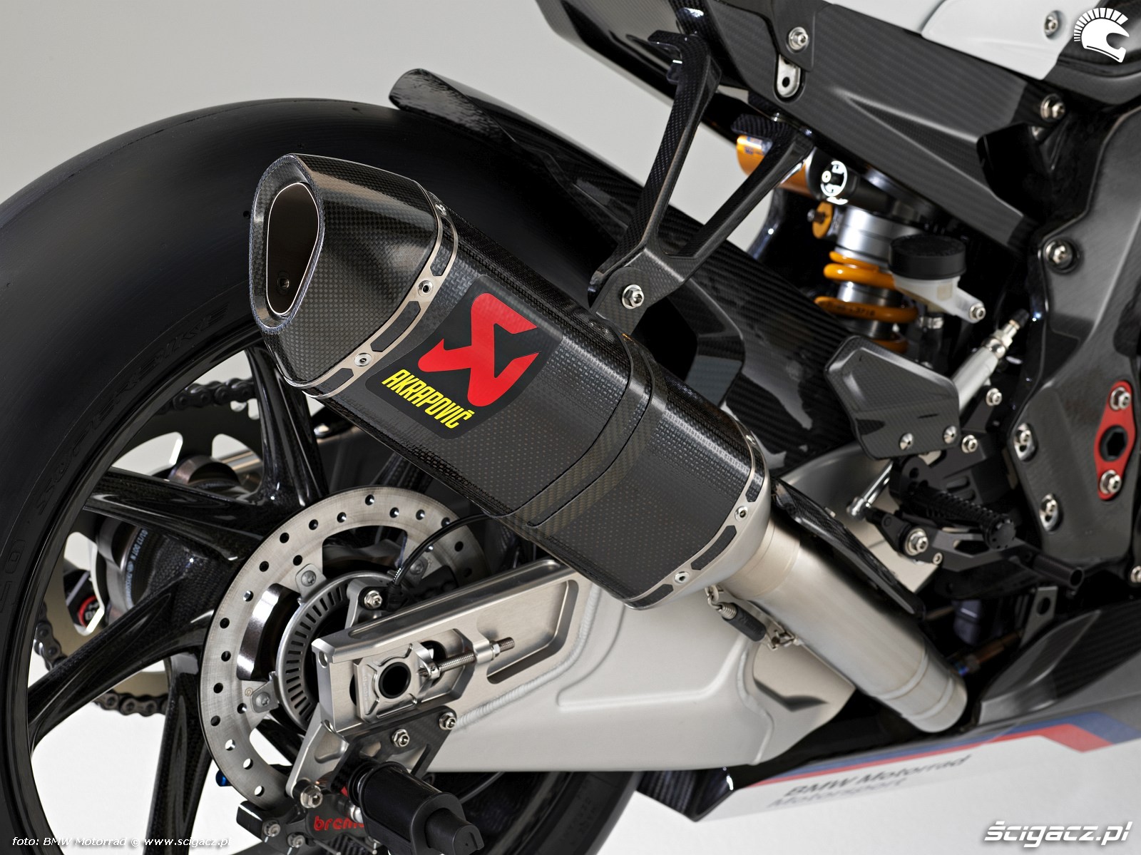 Zdjęcia: hp4 race wydech akrapovic - Limitowane BMW HP4 Race pokaz sily