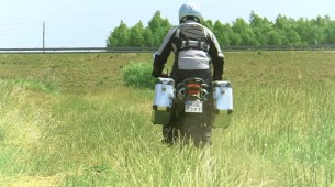 Romet ADV 400 2018 test motocykla na polu