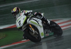 Carlos Checa Misano SBK wet race