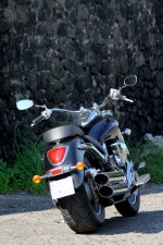 tyl motocykla Suzuki Intruder C1800R