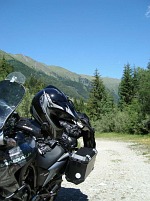 Alpy na motocyklu doliny