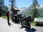 Na trasie Alpy na motocyklu