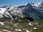 Trasa pod Grossglocknerem Alpy na motocyklu