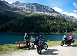 motocykle w Alpach