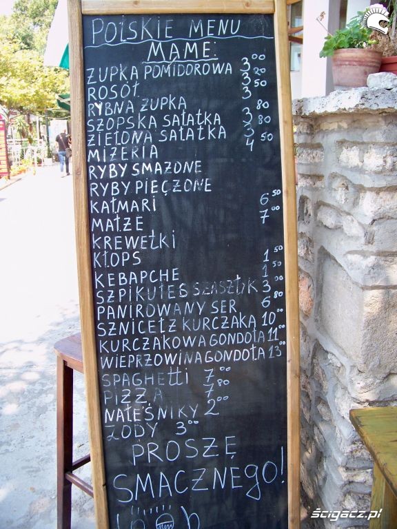 polskie menu w Rumunii