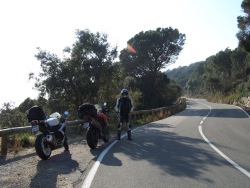 Motocyklem w Hiszpanii