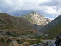 Albania - droga w gorach