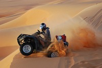 Libia Quad Adventure quad honda piach pustynia