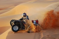 Libia Quad Adventure quad zakopany na pustyni