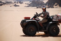 Libia Quad Adventure uczestnik na quadzie