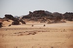 skaly na pustyni Libia Quad Adventure