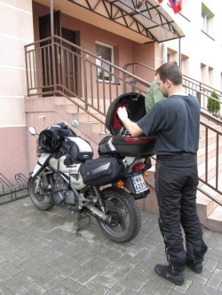 pakowanie kawy majowka w Pradze 2010