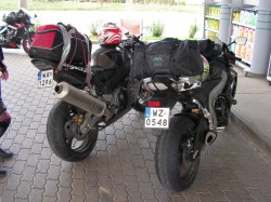 Motocykle z bagazem