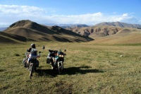 Kirgistan dojazd do jeziora Song-Kul