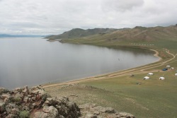 Jezioro Terchijn Cagaan NuurMongolia 2010 Ciekawi Swiata
