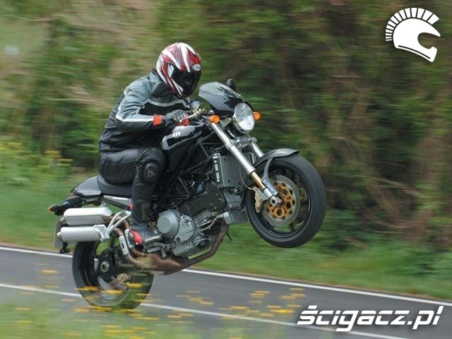 Ducati Monster S4R wheelie