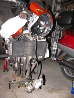 Honda CB600F bez zawieszenia