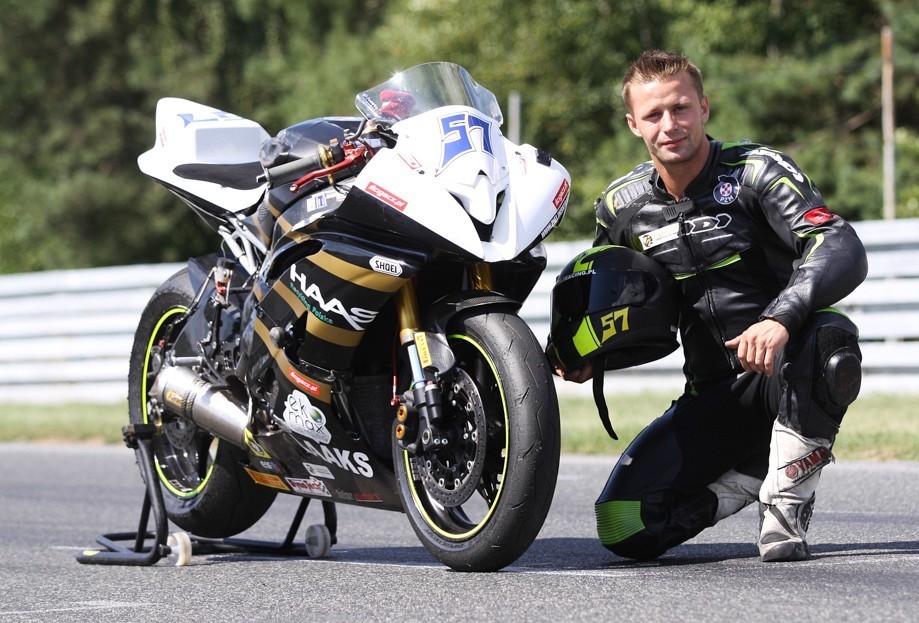 Sebastian Zielinski i jego Yamaha R6 z