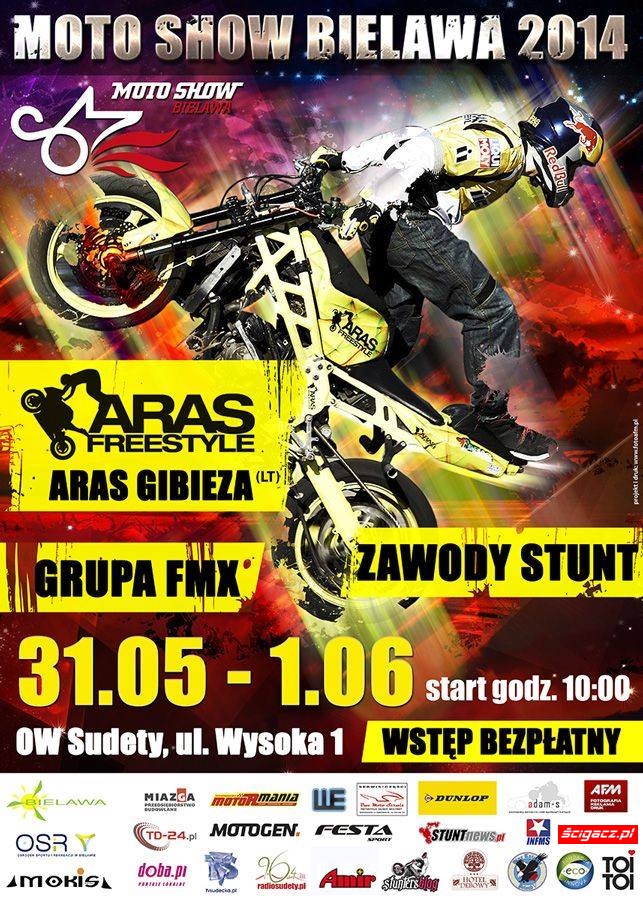 plakat Moto Show Bielawa 2014