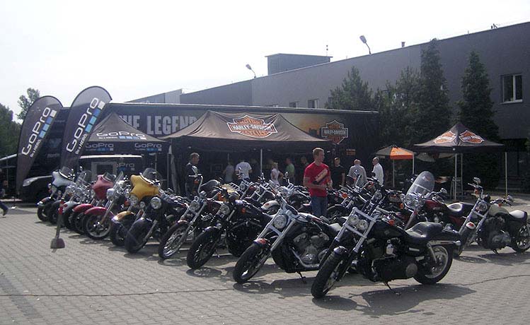 Harley On Tour parking
