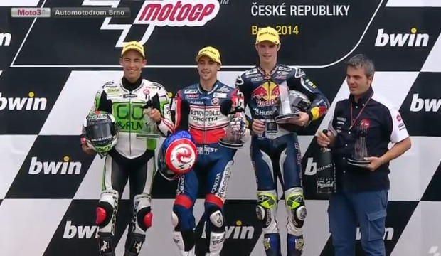 podium Moto3