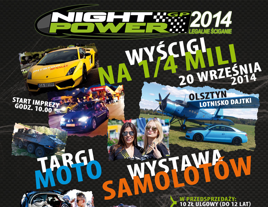 plakat NP 2014 Olsztyn lotnisko z