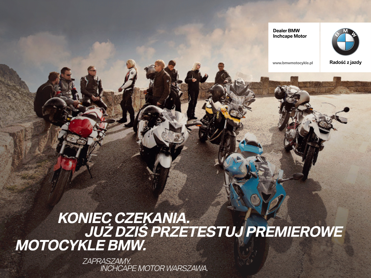 jazdy testowe BMW Motorrad Inchcape Warszawa z