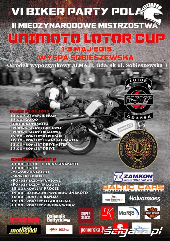 plakat Unimoto Lotor Cup 2015