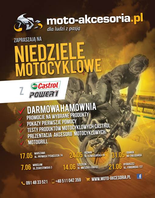plakat Niedziele Motocyklowe