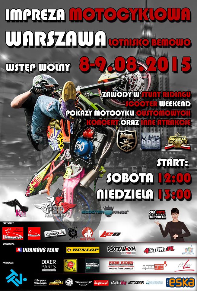 Plakat Polish Stunt Cup Warszawa 2015