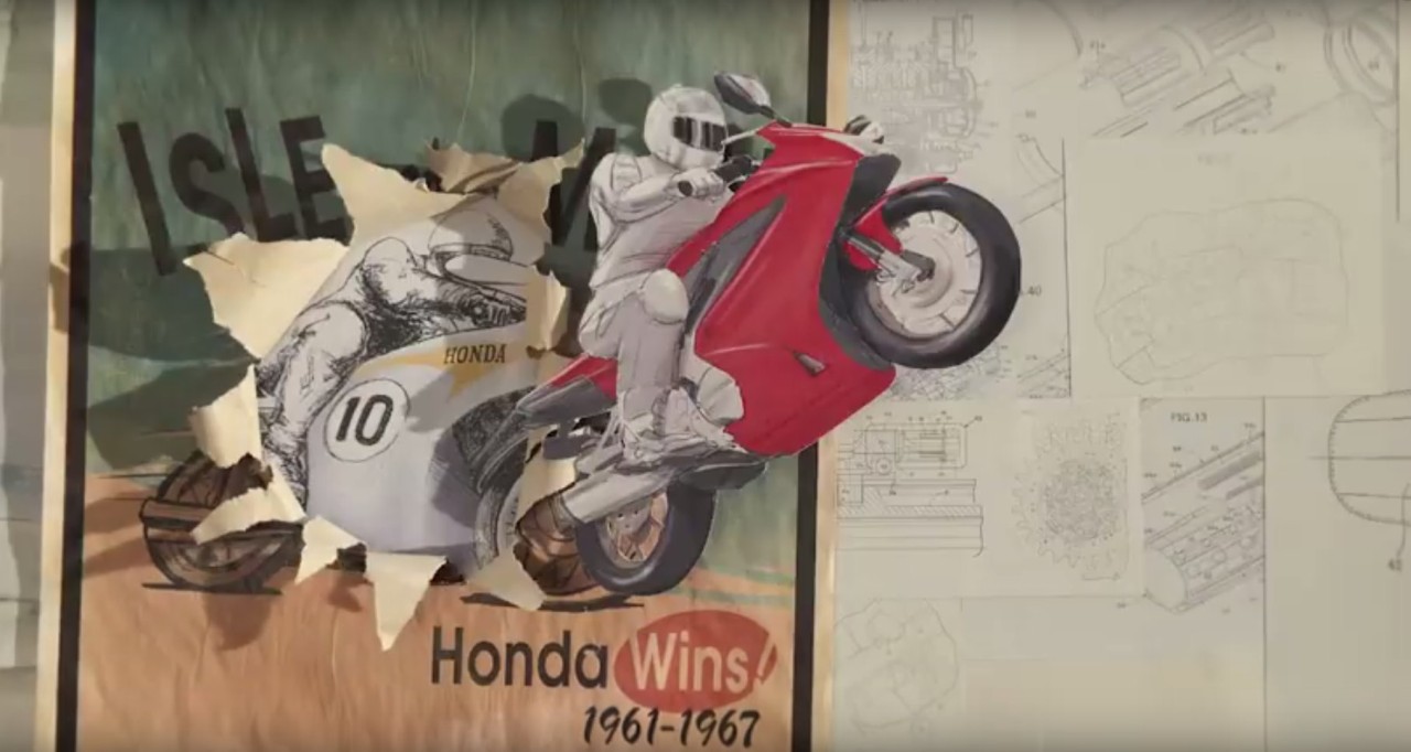 Honda Paper reklama z