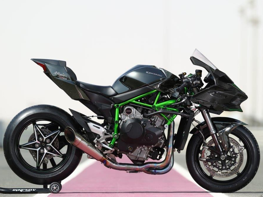 Kawasaki Ninja H2 R 2015 rozebrany z