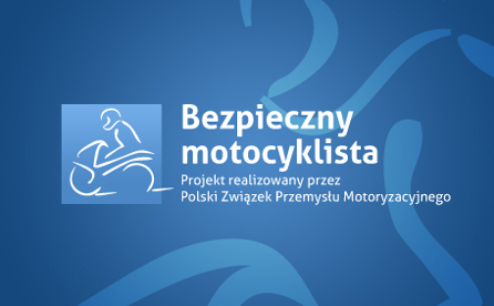 bezpieczny motocyklista z