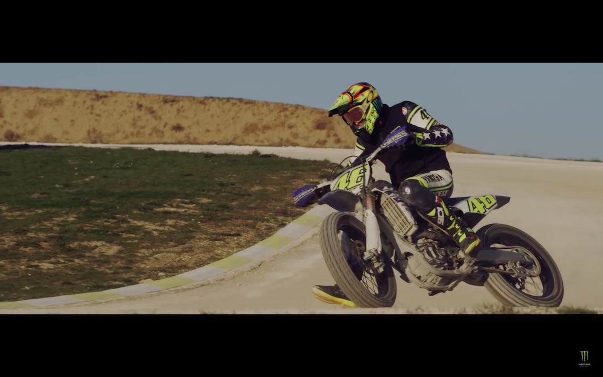 valentino rossi flattrack z