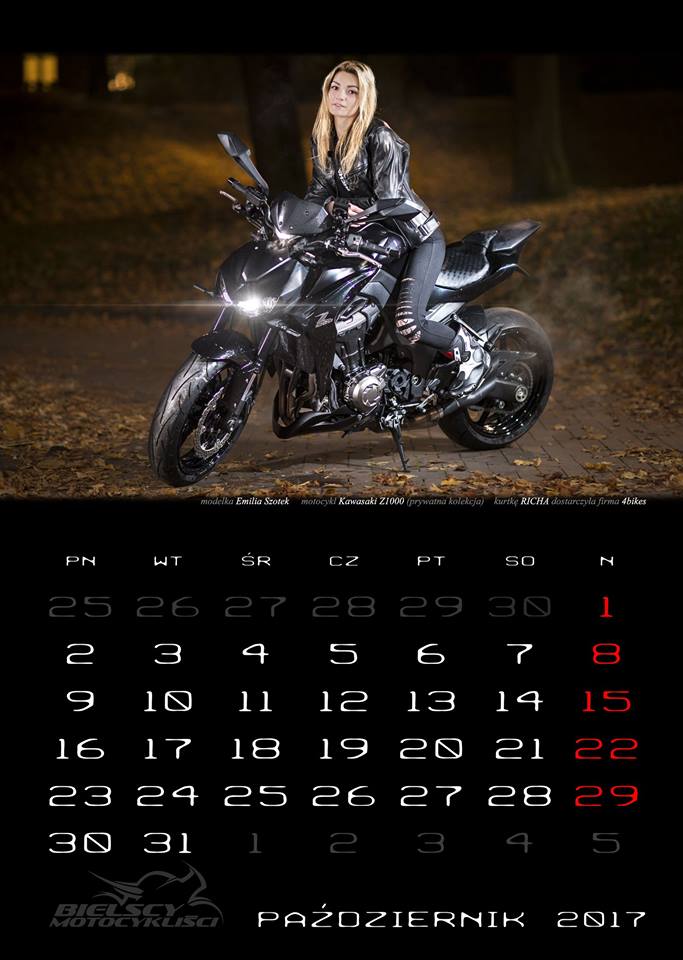 Stowarzyszenie Bielskich Motocyklistow kalendarz 2017