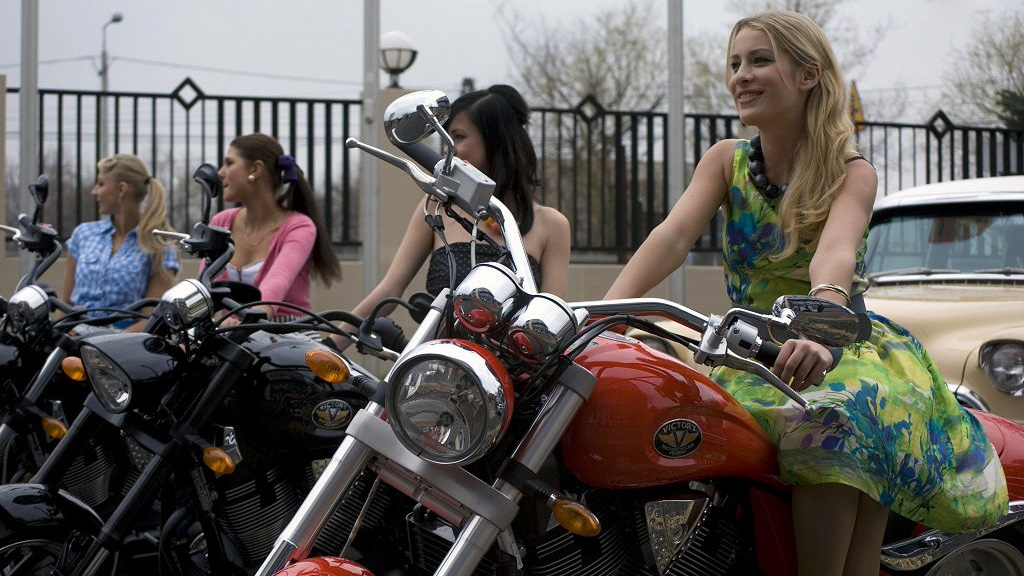 Dziewczyny i motocykle Victory 3fun z