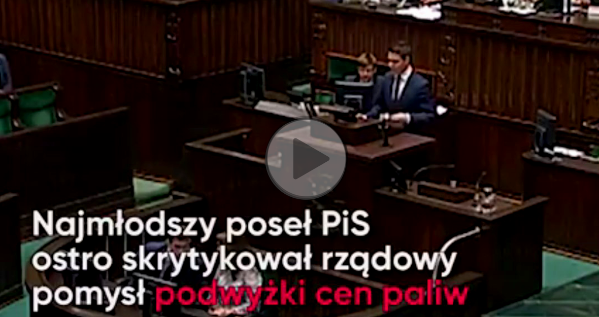 Lukasz Rzepecki o podwyzce cen paliw z