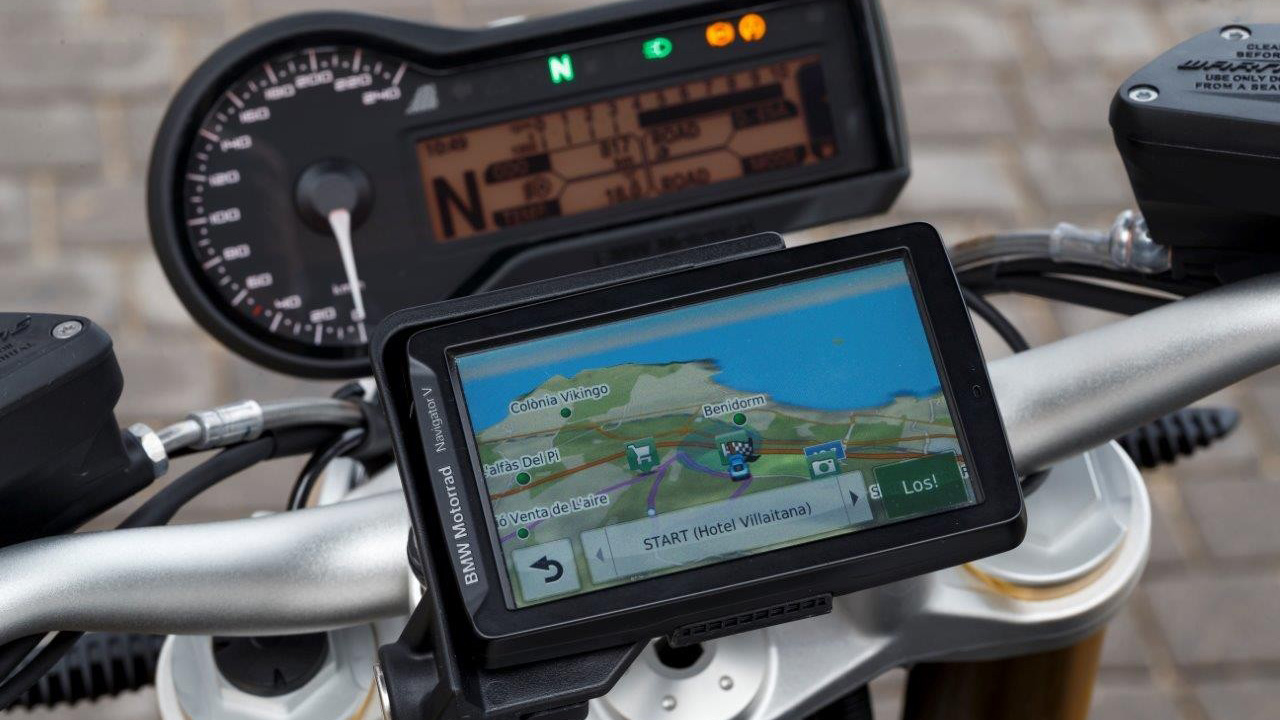 Nawigacja BMW R1200R z