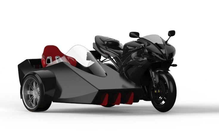 Yamaha R1 slidecar projekt