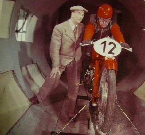 Moto Guzzi tunel aerodynamiczny