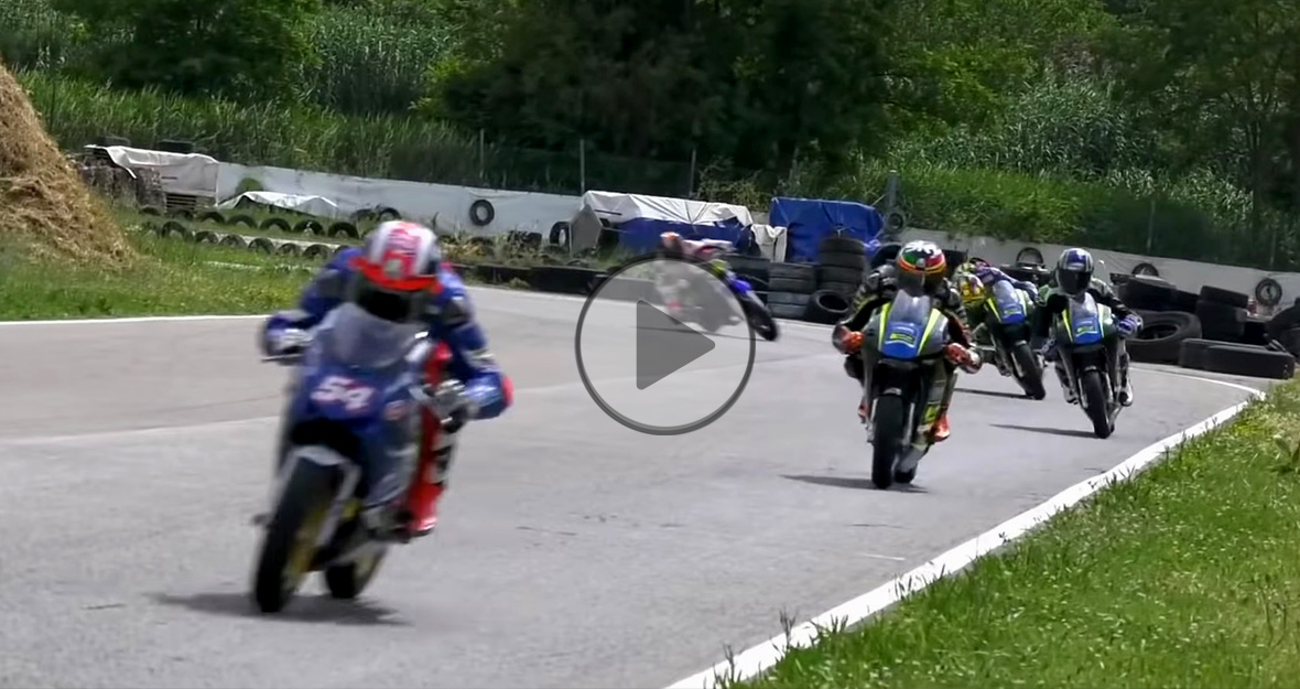 trening mlodziezy z VR46 Academy z